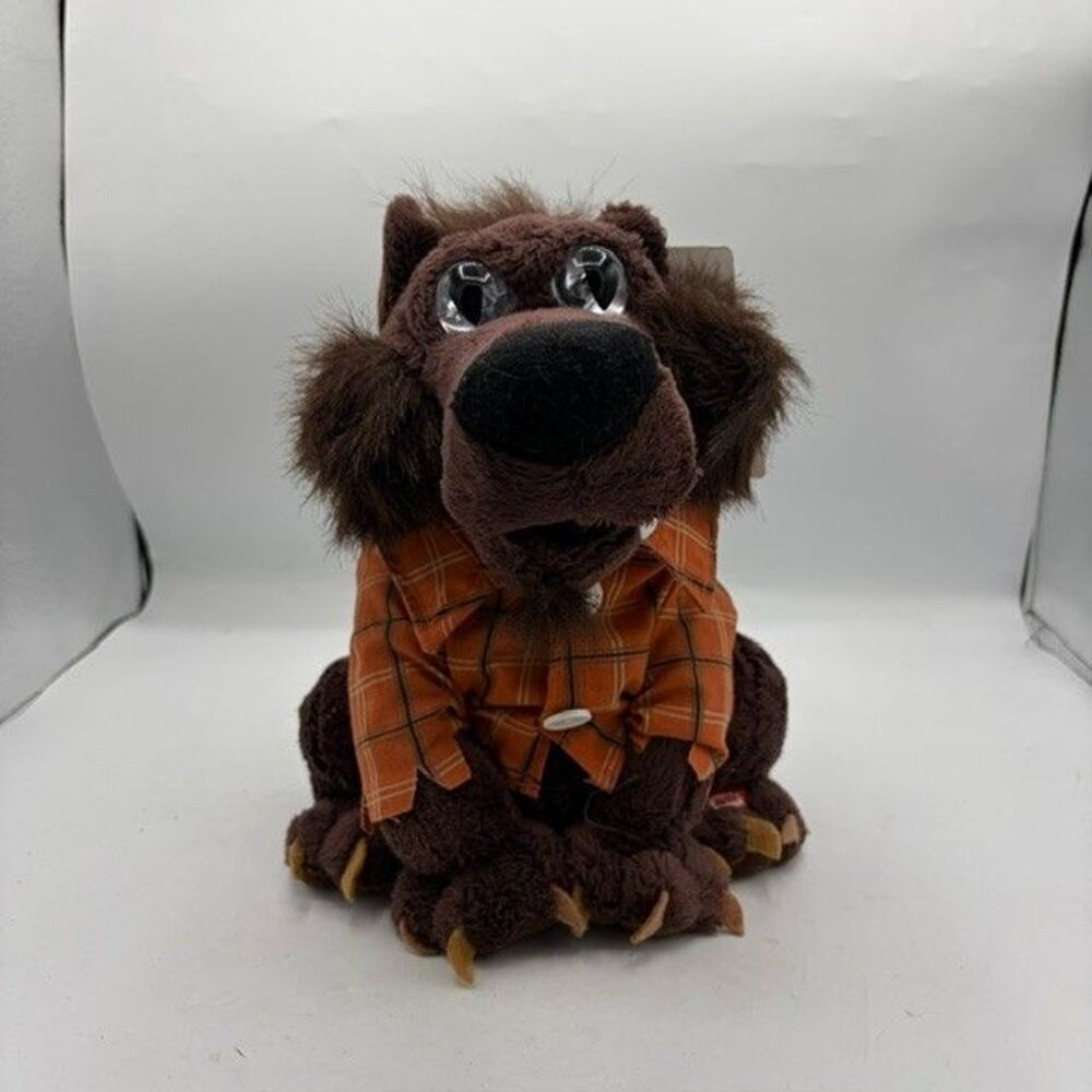 Vintage Totally Ghoul Kids of America Animated Werewolf Plush Kmart